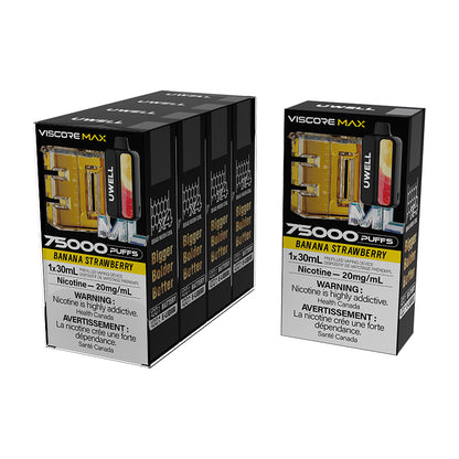 Viscore MAX disposable-Banana Strawberry-[MB](4PCS/CTN)